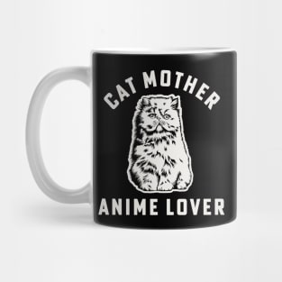 Cat Mother Anime Lover Cat Mom Japanese Anime Girl Mug